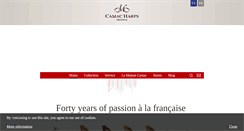 Desktop Screenshot of camac-harps.com
